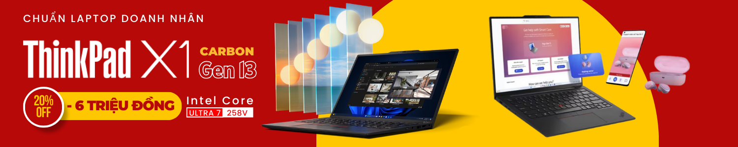 X1 Carbon Gen 13 - Giảm 5 Triệu